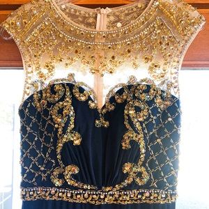 Navy Blue Formal, Prom Dress